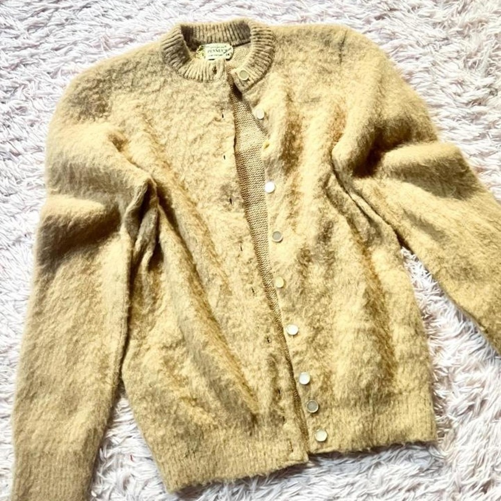 Vintage 50s Housewife Secretary Penneys Button Down Cardigan‎ Classic Timeless